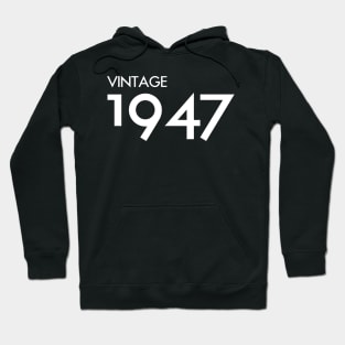 Vintage 1947 Gift 73rd Birthday Party Hoodie